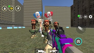 SANDBOX IN PLAYGROUND MOD NEW UPDATE #sandbox #nextbots #shooter #skibiditoilet #toilet #shortvideo