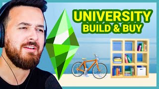 The Sims 4 University Build Buy Overview!