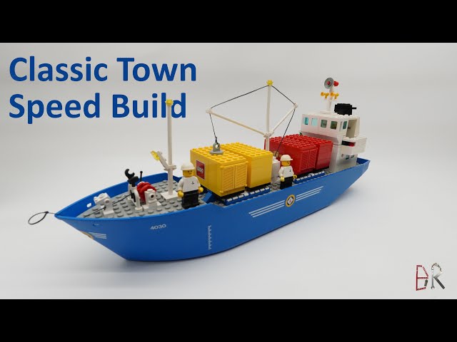 レゴ 4030 コンテナ船 LEGO Boat - Cargo Carrier/4030 - Speed build - YouTube