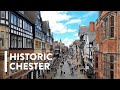 [4K] WALKING: CHESTER - City Walls and Historic Centre