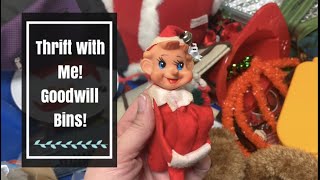 Thrift with Me at the Goodwill Outlet Bins! Amazing Vintage Finds and Thrift Home Decor!