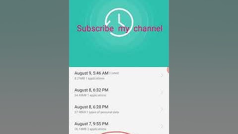 How to backup yor contact in oppo f1s