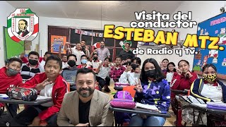 Proyecto escolar de sexto &quot;Reporteras y reporteros en acción&quot; Con Esteban Martínez