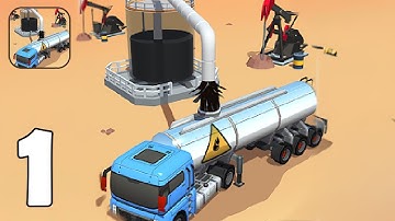 Idle Oil Well - Part 1 Create Find An Oil Field In The Desert - Gameplay Walkthrough(Android)