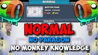 BTD6 Bloonarius Normal Tutorial || No Monkey Knowledge + No Hero Achievement  || Winter Park