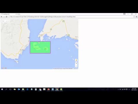 15 GIS   Google Maps دورة نظم المعلومات الجغرافية  و خرائط جوجل  Shapes   Rectangles