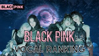 Black Pink vocal ranking 2022 (with reasoning)