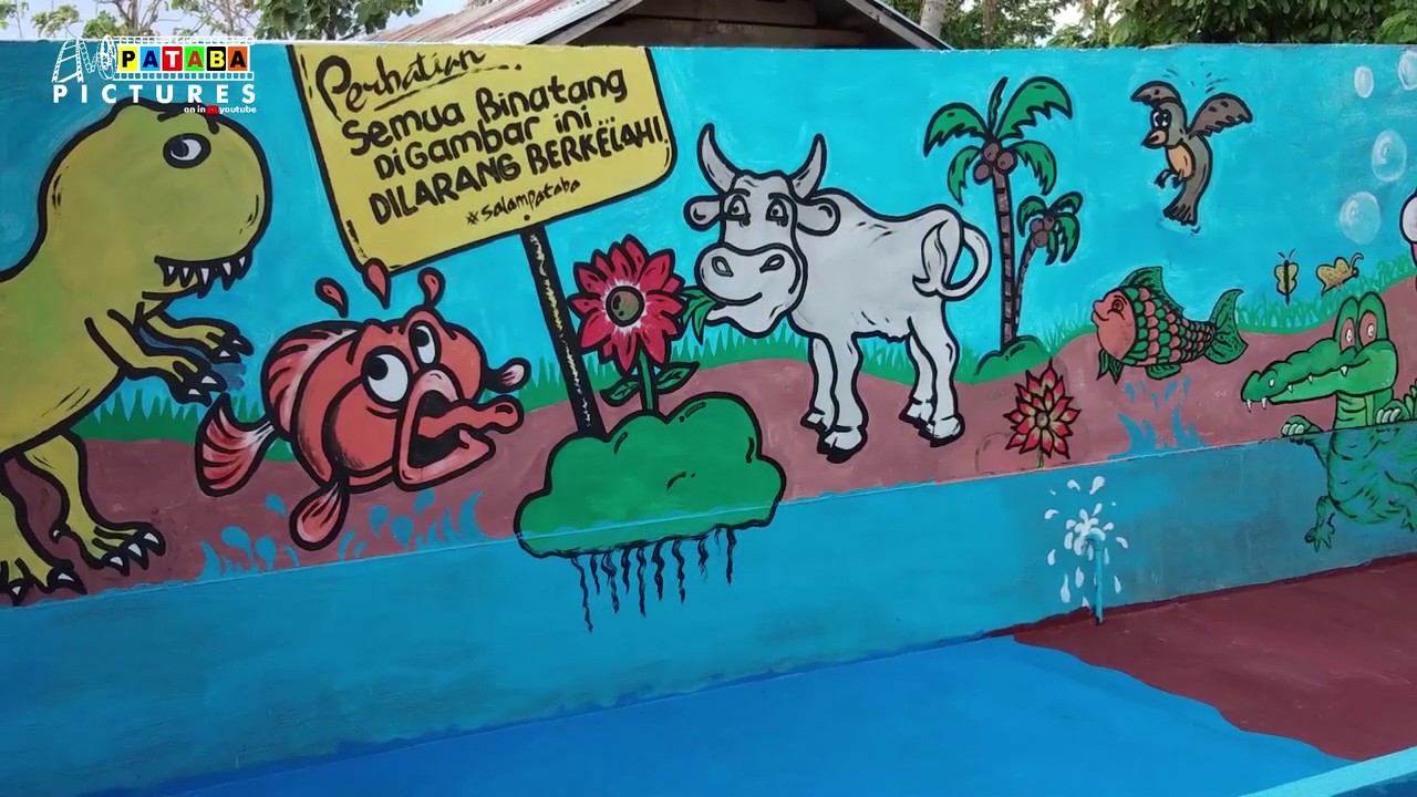 Gambar Mural Dirumah Mbah Pataba Story 2018 Youtube