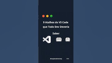 Você usa VS Code e ainda não conhece ESSES atalhos? - Maykon Silveira