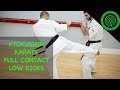 Kyokushin karate full contact low kicks tutorial