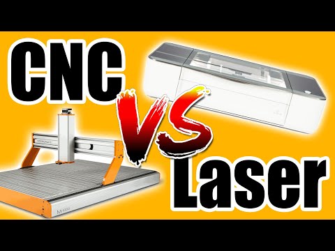 Is a cnc machine a laser wood cutter?