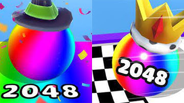 BallMerge 2048 Speedrun All Levels Gameplay Walkthrough Max Level 4K