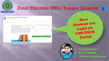 How Student can Login on LMS-DSEK Portal