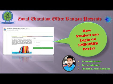How Student can Login on LMS-DSEK Portal
