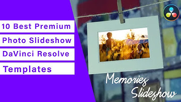 10 Best Premium Slideshow DaVinci Resolve Templates