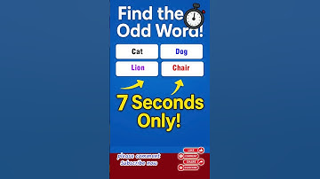 Spot the Difference Puzzle | 7 Seconds Brain Test | Only 1% Can Find the Odd One Out in 7 Seconds