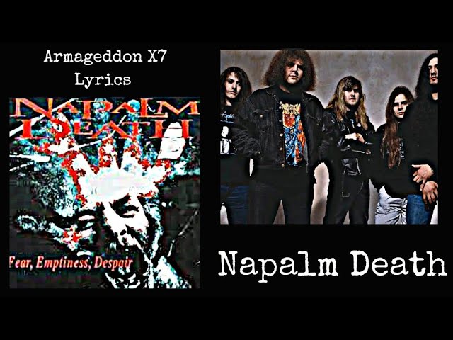 Napalm Death : Armageddon X7