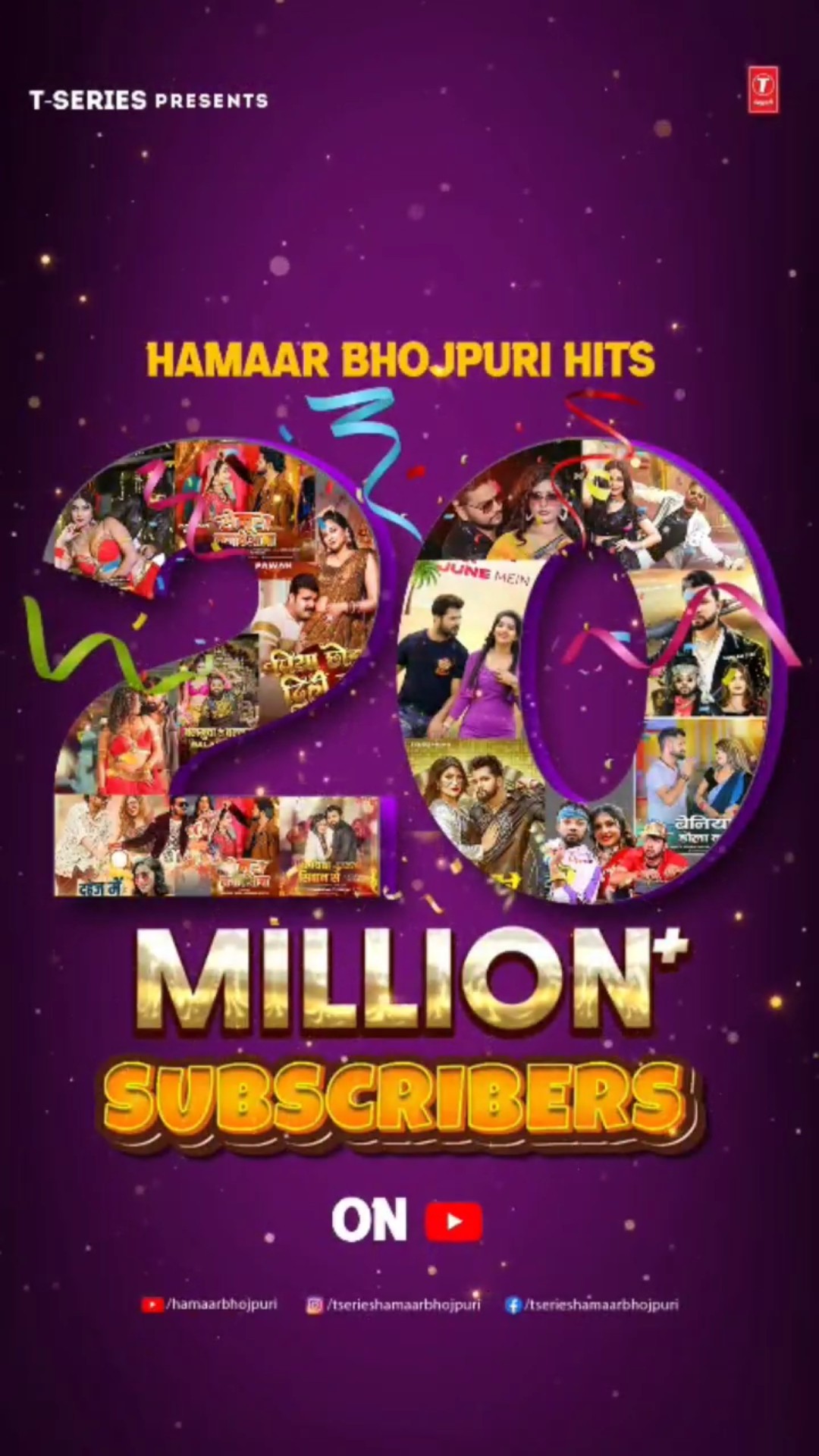 20M+ subscribers! Thank you for your love and support. We grow because of YOU !