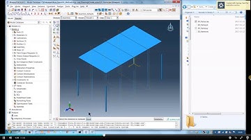 ABAQUS - Append to script step and Tie constraint (PART 14)