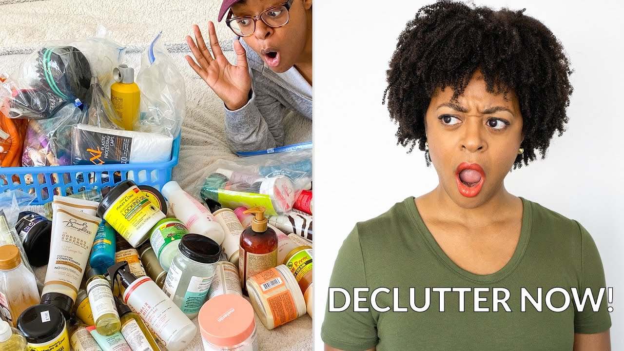 Hair Product Declutter & Organization + A Look at My Collection