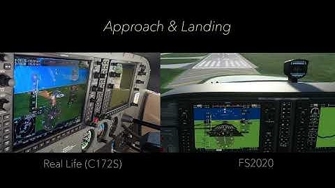[4K] Microsoft Flight Simulator C172 (G1000) vs. Real C172s (Flight Characteristics Comparison)