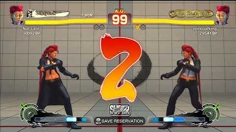 SSF4: Not Latif (C. Viper) VS porkloafking [wolfkrone] (C. Viper) - Endless Battle