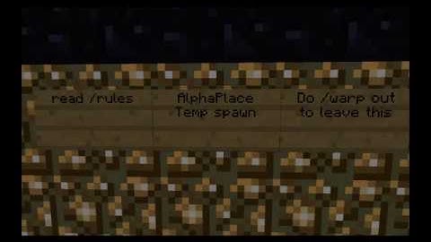 Minecraft alpha 1.2.6 server still up as of July 2019 [Plans to keep on going!] AlphaPlace