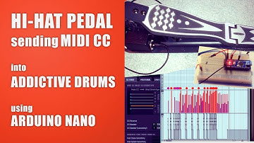 How to make MIDI CC Hihat Pedal with Arduino