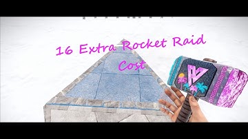 Easiest Triangle Roof Bunker In Rust (16+ rocket raid cost)