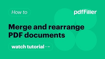 How to Rearrange PDF pages and Merge Multiple PDFs into One