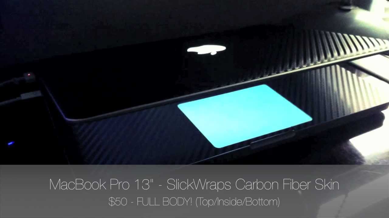 MacBook Pro 13" Slick Wraps Carbon Fiber YouTube