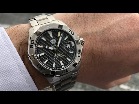 Video: Het Aquaracer Nightdiver-horloge Van Tag Heuer Is Relaxte Luxe Op Zijn Best