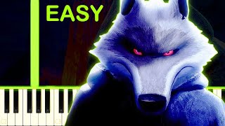 Death Whistle Theme Puss In Boots 2 The Last Wish - Easy Piano Tutorial