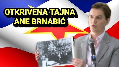 OTKRIVENA VELIKA TAJNA ANE BRNABIĆ! Njen Deda je Doveden u Beograd Kao…