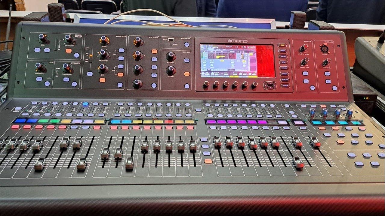 Midas m32 basic setup tutorial YouTube