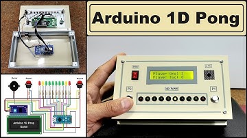 DIY addictive Arduino 1D Pong game