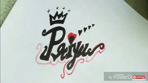 PRIYA name status / name art status / new whatsapp status 2019 / P words name status / draw / tiktok