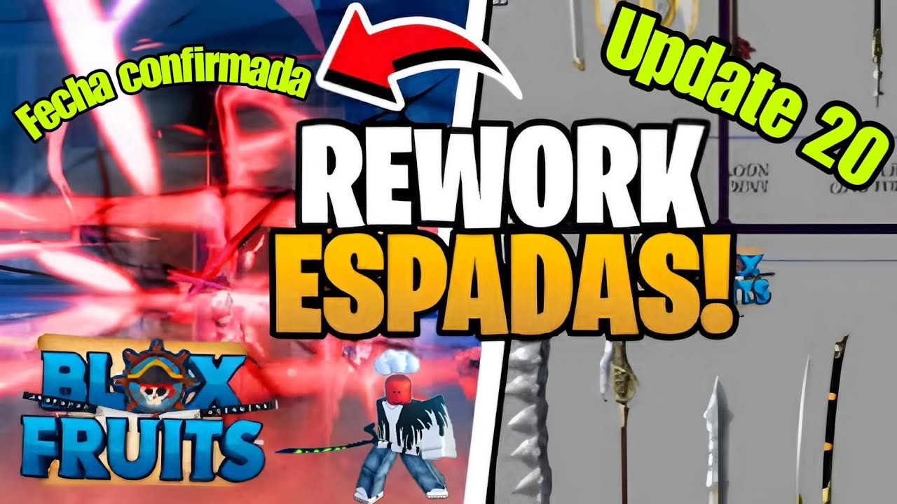 REWORK das ESPADAS! - Blox Fruits Update - Atualização 