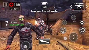 Dead Trigger 2. Machete . LAR Grizzy . SCORPION EVO vs Zombies