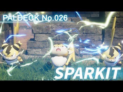 Paldeck | No.026 SPARKIT - Palworld | Gameplay | Pocketpair