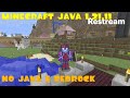 MINECRAFT JAVA E BEDROCK AO VIVO LIVE TESTE #minecraf #java #bedrock