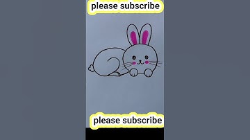 Rabbit kaise bnate h🤘rabbit kaise bnaye 😍how to draw rabbit🐰#drawing#drwings