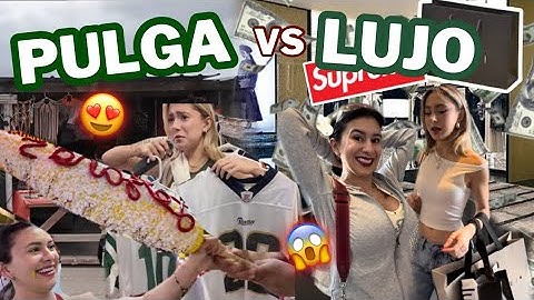 TIENDAS DE LUJO VS LA PULGA EN USA😱 | Hermanas JM