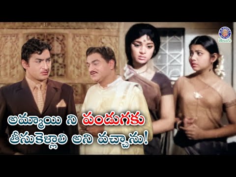 అమ్మాయి ని పండుగకు తీసుకెళ్లాలి అని వచ్చాను! | Shoban Babu backslashu0026 Vijayanirmala | Vichitra Daampatyam - RAJSHRITELUGU