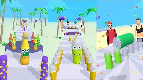 Juice Run Games - All Levels Walkthrough Gameplay part-2 (iOS,Android)