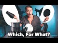 Video Light Modifiers Crash Course || Domes, Diffusors, Fresnel, and more!