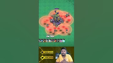 Max Skeleton Spell vs Max Monolith | Clash of clans #shorts #cocshorts