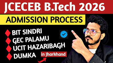 JCECEB B.Tech 2026 ✅ | Admission Process| Eligibility Criteria| JEE Main through Admission| jceceb