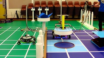 PolyU Robocon 2011 Auto robot testing video 1