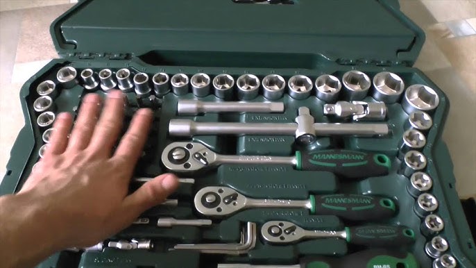 Mannesmann Maletín de herramientas de aluminio equipado con 108 piezas -  Autoeme